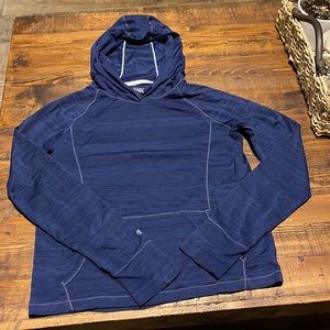 Athleta Long Sleeve Hooded Top